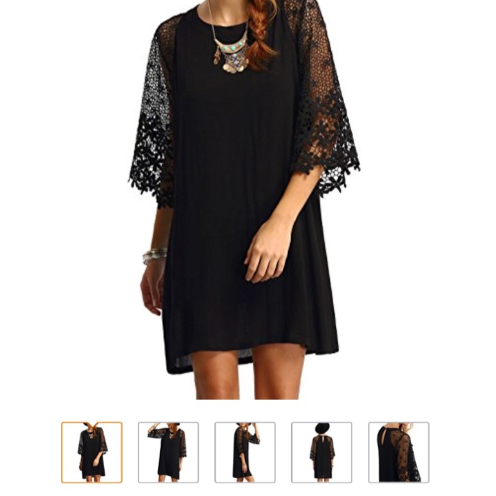 MakeMeChic Women’s Summer Chiffon Tunic Dress